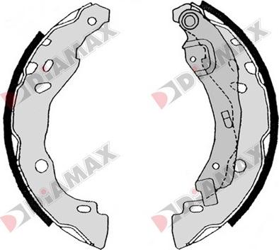 Diamax N01007 - Jeu de mâchoires de frein cwaw.fr