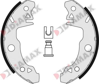 Diamax N01012 - Jeu de mâchoires de frein cwaw.fr