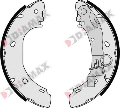 Diamax N01089 - Jeu de mâchoires de frein cwaw.fr