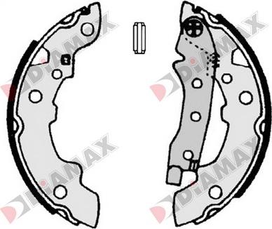 Diamax N01085 - Jeu de mâchoires de frein cwaw.fr