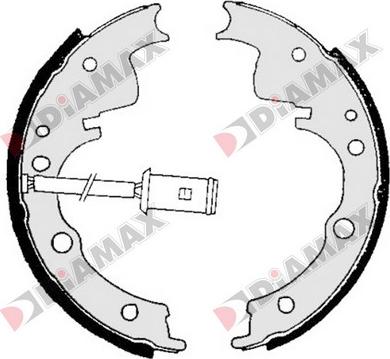 Diamax N01082 - Jeu de mâchoires de frein cwaw.fr