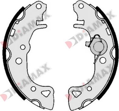 Diamax N01037 - Jeu de mâchoires de frein cwaw.fr