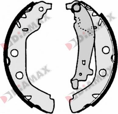 Diamax N01025 - Jeu de mâchoires de frein cwaw.fr