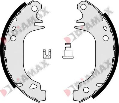 Diamax N01021 - Jeu de mâchoires de frein cwaw.fr