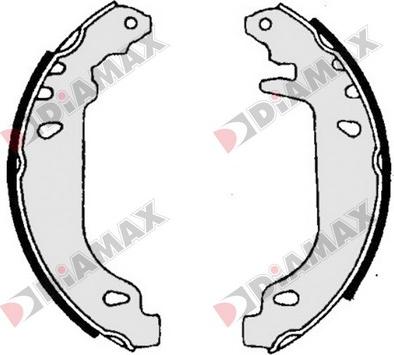 Diamax N01022 - Jeu de mâchoires de frein cwaw.fr