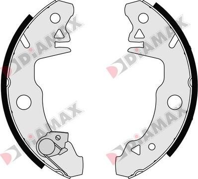 Diamax N01074 - Jeu de mâchoires de frein cwaw.fr