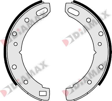 Diamax N01155 - Jeu de mâchoires de frein cwaw.fr