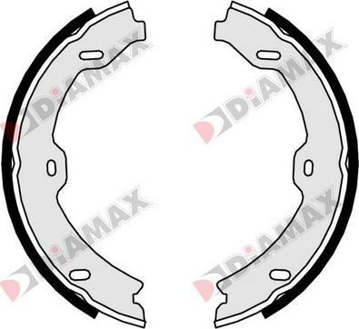 Diamax N01165 - Jeu de mâchoires de frein, frein de stationnement cwaw.fr