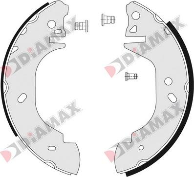 Diamax N01115 - Jeu de mâchoires de frein cwaw.fr