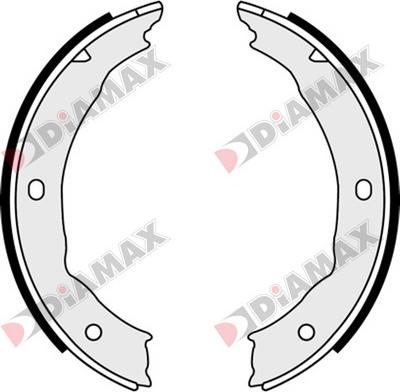 Diamax N01125 - Jeu de mâchoires de frein, frein de stationnement cwaw.fr