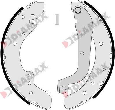 Diamax N01120 - Jeu de mâchoires de frein cwaw.fr