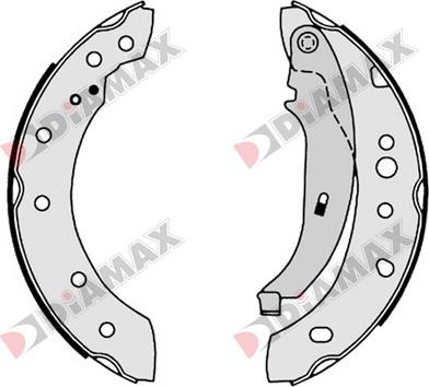 Diamax N01127 - Jeu de mâchoires de frein cwaw.fr