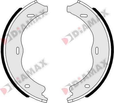 Diamax N01175 - Jeu de mâchoires de frein, frein de stationnement cwaw.fr