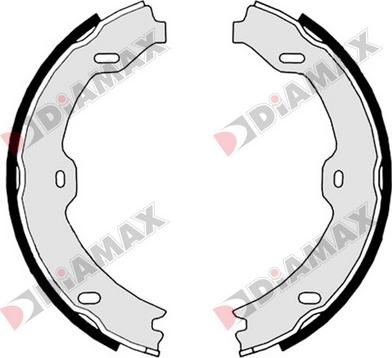 Diamax N01345 - Jeu de mâchoires de frein, frein de stationnement cwaw.fr