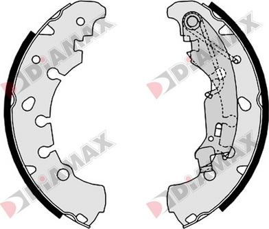 Diamax N01346 - Jeu de mâchoires de frein cwaw.fr