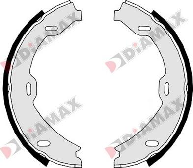 Diamax N01341 - Jeu de mâchoires de frein, frein de stationnement cwaw.fr