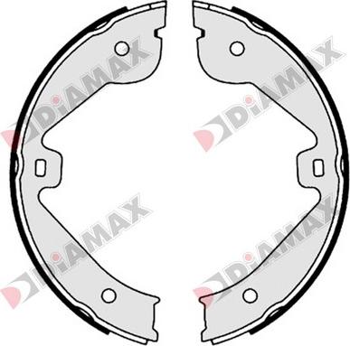 Diamax N01351 - Jeu de mâchoires de frein, frein de stationnement cwaw.fr