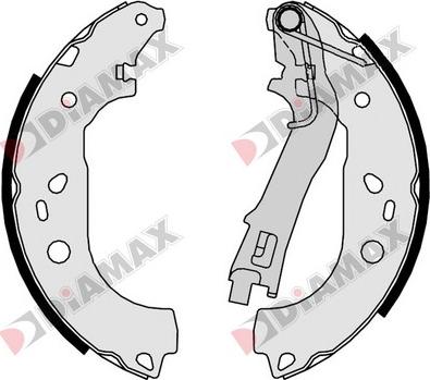 Diamax N01357 - Jeu de mâchoires de frein cwaw.fr