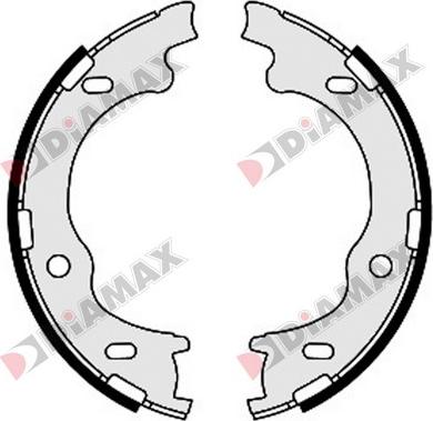 Diamax N01364 - Jeu de mâchoires de frein, frein de stationnement cwaw.fr