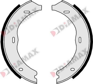 Diamax N01368 - Jeu de mâchoires de frein, frein de stationnement cwaw.fr