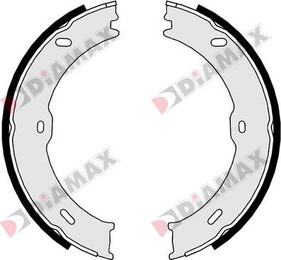 Diamax N01367 - Jeu de mâchoires de frein, frein de stationnement cwaw.fr