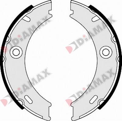 Diamax N01305 - Jeu de mâchoires de frein, frein de stationnement cwaw.fr