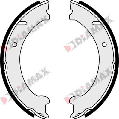 Diamax N01319 - Jeu de mâchoires de frein, frein de stationnement cwaw.fr