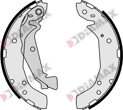 Diamax N01385 - Jeu de mâchoires de frein cwaw.fr