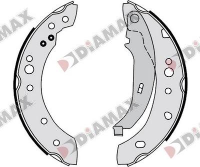 Diamax N01387 - Jeu de mâchoires de frein cwaw.fr