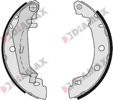 Diamax N01335 - Jeu de mâchoires de frein cwaw.fr