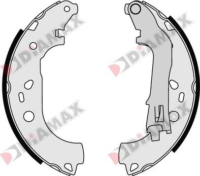 Diamax N01330 - Jeu de mâchoires de frein cwaw.fr