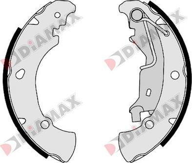 Diamax N01337 - Jeu de mâchoires de frein cwaw.fr