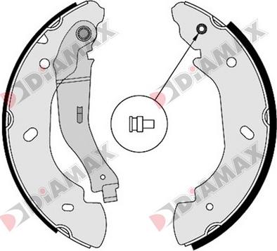 Diamax N01329 - Jeu de mâchoires de frein cwaw.fr