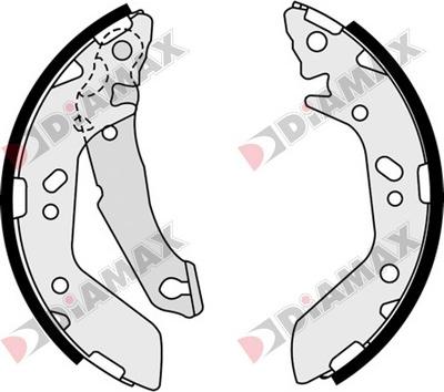 Diamax N01325 - Jeu de mâchoires de frein cwaw.fr