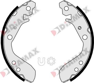 Diamax N01375 - Jeu de mâchoires de frein cwaw.fr