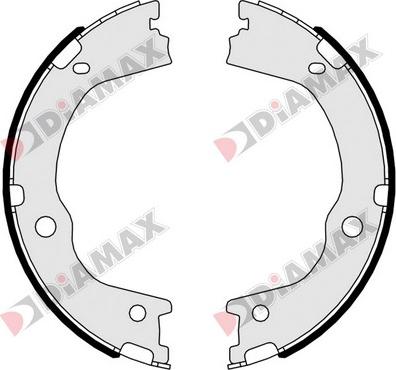 Diamax N01378 - Jeu de mâchoires de frein, frein de stationnement cwaw.fr