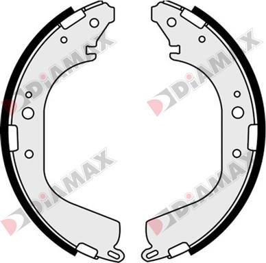 Diamax N01296 - Jeu de mâchoires de frein cwaw.fr