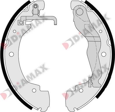 Diamax N01265 - Jeu de mâchoires de frein cwaw.fr