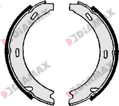 Diamax N01263 - Jeu de mâchoires de frein, frein de stationnement cwaw.fr