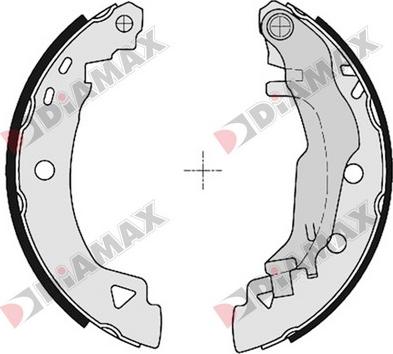 Diamax N01234 - Jeu de mâchoires de frein cwaw.fr