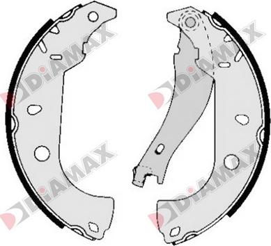 Diamax N01236 - Jeu de mâchoires de frein cwaw.fr