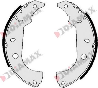 Diamax N01233 - Jeu de mâchoires de frein cwaw.fr