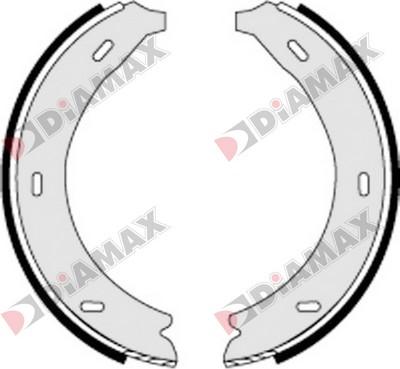 Diamax N01279 - Jeu de mâchoires de frein, frein de stationnement cwaw.fr