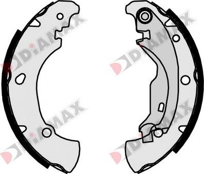Diamax N01273 - Jeu de mâchoires de frein cwaw.fr