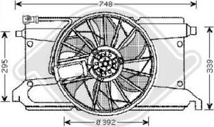 Diederichs 5618101 - Ventilateur, refroidissement du moteur cwaw.fr