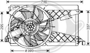 Diederichs 5618201 - Ventilateur, refroidissement du moteur cwaw.fr