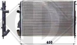 Diederichs 8446305 - Radiateur, refroidissement du moteur cwaw.fr