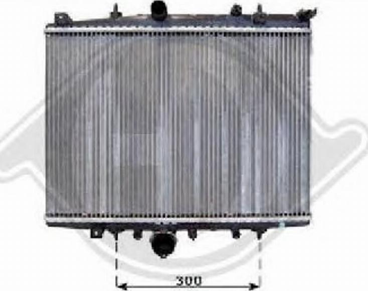 Diederichs 8406105 - Radiateur, refroidissement du moteur cwaw.fr