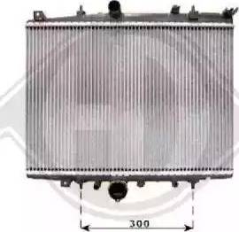 Diederichs 8406106 - Radiateur, refroidissement du moteur cwaw.fr