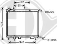 Diederichs 8400505 - Radiateur, refroidissement du moteur cwaw.fr